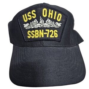 Northstar USS Ohio SSBN-726 Submarine Hat Mens Navy Blue Snapback USA Made